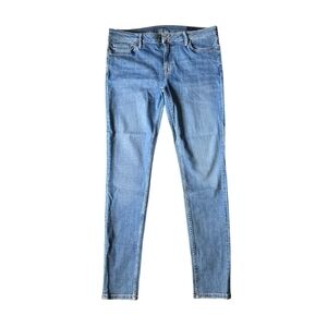 All Saints Women's Jeans Size 32 Blue Retro Skinny Denim